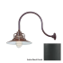 Millennium Lighting-RRRS14-RGN24-Fixture with Satin Black Finish Swatch