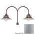 Millennium Lighting-RRRS14-RPAD-Fixture with Galvanized Finish Swatch