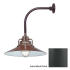Millennium Lighting-RRRS18-RGN12-Fixture with Satin Black Finish Swatch