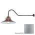 Millennium Lighting-RRRS18-RGN41-Fixture with Galvanized Finish Swatch