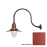 Millennium Lighting-RRWS12-RGN24-Fixture with Satin Red Finish Swatch