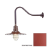 Millennium Lighting-RRWS15-RGN23-Fixture with Satin Red Finish Swatch
