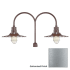 Millennium Lighting-RRWS15-RPAD-Fixture with Galvanized Finish Swatch