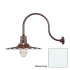 Millennium Lighting-RRWS18-RGN24-Fixture with White Finish Swatch