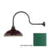 Millennium Lighting-RWHS14-RGN30-Fixture with Satin Green Finish Swatch