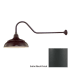 Millennium Lighting-RWHS14-RGN41-Fixture with Satin Black Finish Swatch