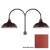 Millennium Lighting-RWHS14-RPAD-Fixture with Satin Red Finish Swatch