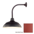 Millennium Lighting-RWHS17-RGN12-Fixture with Satin Red Finish Swatch