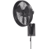 MinkaAire Anywhere 15" Diameter 3 Speed Indoor / Outdoor Wall Mount Fan Matte Black