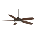 MinkaAire Espace 52" 5 Blade LED Indoor Ceiling Fan with Remote Included Oil Rubbed Bronze