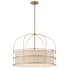 Pendant with Canopy - Soft Brass