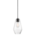 Minka Lavery Clarity 7" Wide Mini Pendant with Clear Glass Shade Coal