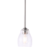 Minka Lavery Winsley 5" Wide Vantage Mini Pendant with Seedy Glass Shade Brushed Nickel