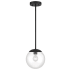 Pendant with Canopy - Coal