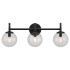 Minka Lavery Auresa 3 Light 26" Wide Vantage Bathroom Vanity Light Coal