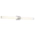 Minka Lavery Vantage 38" Wide Adjustable CCT LED Bath Bar with White Cylindrical Shade Chrome
