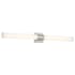Minka Lavery Vantage 38" Wide Adjustable CCT LED Bath Bar with White Cylindrical Shade Brushed Nickel