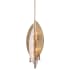 Minka Lavery Saint Martin 8 Light 18" Wide Pendant with Alabaster Shade Ashen Gold