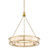 Minka Lavery Velaris 24" Wide Pendant with Faux Alabaster Shades Legacy Brass