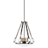 Minka Lavery Eden Valley 5 Light 22" Wide Pendant with Clear Glass Smoked Iron / Aged Gold