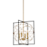 Minka Lavery Titans Trace 4 Light 19" Wide Pendant Sand Coal / Painted Honey Gold