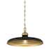 Minka Lavery Crowne 16" Wide Pendant Dark Matte Black / Legacy Brass