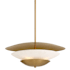 Minka Lavery Solara 4 Light 24" Wide Multi Light Pendant with Faux Alabaster Shade Legacy Brass