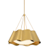 Minka Lavery Waveform 4 Light 26" Wide Multi Light Pendant with Etched Seedy Glass Shade Legacy Brass