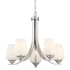 Minka Lavery Shyloh 5 Light 23" Wide Vantage Chandelier Brushed Nickel