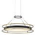 Minka Lavery Levitation 25" Wide LED Linear Pendant Soft Brass / Sand Coal