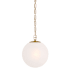 Minka Lavery Marbelle 10" Wide Mini Pendant with Etched Alabaster Glass Shade Legacy Brass