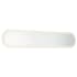 Minka Lavery 36" W x 6-3/4" H Contemporary Oval Metal Framed Bathroom Wall Mirror with Light White