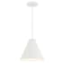Pendant with Canopy - WH