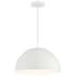  Pendant with Canopy - WH