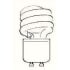 Minka Lavery Single 13 Watt Spiral Compact Fluorescent Bulb na