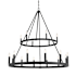 Minka Lavery Dutton 18 Light 43" Wide Taper Candle Style Chandelier Coal