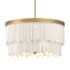 Minka Lavery Briscade 9 Light 28" Wide Multi Light Pendant Painted Legacy Brass / White Ceramic Accents