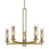 Minka Lavery Emmerham 5 Light 26" Wide Chandelier Soft Brass