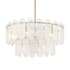 Minka Lavery Oldmill 9 Light 30" Wide Multi Light Pendant with Frosted Glass Shades Legacy Brass