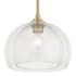 Minka Lavery Glint 12" Wide Pendant / Converts to Semi-Flush Legacy Brass