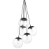 Minka Lavery Auresa 5 Light 22" Wide Pendant Coal