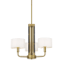 Minka Lavery Chelsea 3 Light 22" Wide Chandelier Soft Brass