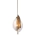 Minka Lavery Saint Martin 4 Light 14" Wide Pendant with Alabaster Shade Ashen Gold