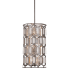Minka Lavery Hexly 9 Light 16" Wide Crystal Pendant Coal