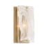 Minka Lavery Veil 10" Tall Wall Sconce with Frosted Glass Shade Legacy Brass