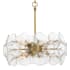 Minka Lavery Winter 8 Light 22" Wide Sputnik Chandelier Soft Brass