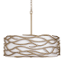 Minka Lavery Branch Reality 6 Light 28" Wide Pendant Textured Ashen Gold