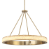 Minka Lavery Divinely 37" Wide LED Crystal Ring Chandelier Celeste Brass