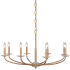 Minka Lavery Atella 8 Light 36" Wide Taper Candle Style Chandelier Ashen Gold