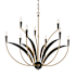 Minka Lavery Miller 9 Light 36" Wide Taper Candle Style Chandelier Legacy Brass / Sand Coal